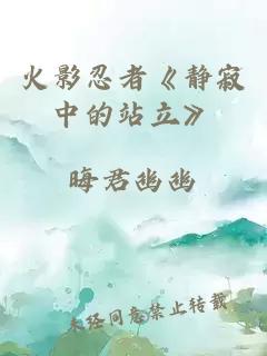 火影忍者《靜寂中的站立》