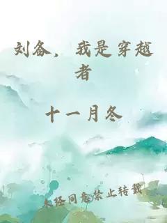 劉備，我是穿越者