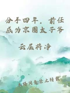 分手四年，前任成為京圈太子爺