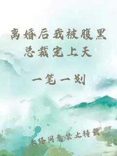 離婚后我被腹黑總裁寵上天