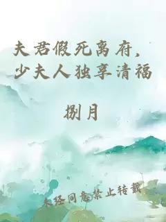 夫君假死離府，少夫人獨(dú)享清福