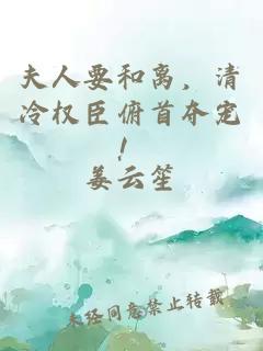 夫人要和離，清冷權(quán)臣俯首奪寵！
