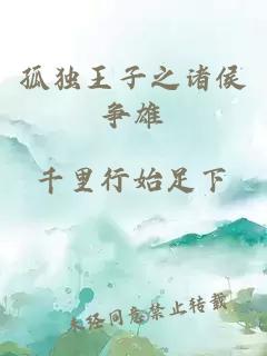 孤獨王子之諸侯爭雄