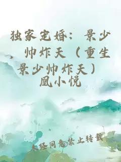 獨(dú)家寵婚：景少，帥炸天（重生景少帥炸天）