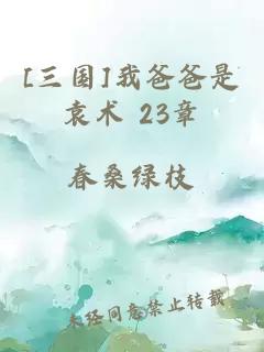 [三國]我爸爸是袁術 23章