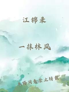 江錦錄
