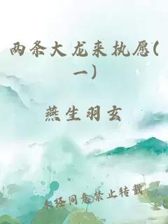 兩條大龍來執(zhí)愿(一)