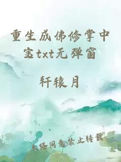 重生成佛修掌中寶txt無彈窗