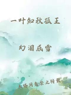 一葉知秋孤王