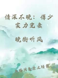 情深不晚：傅少實(shí)力寵妻