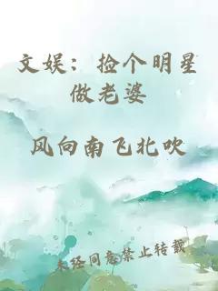 文娛：撿個(gè)明星做老婆