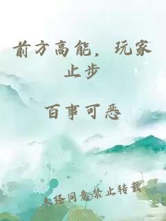 前方高能，玩家止步