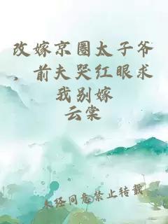 改嫁京圈太子爺，前夫哭紅眼求我別嫁