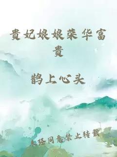 貴妃娘娘榮華富貴