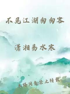 不見江湖匆匆客