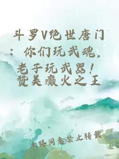 斗羅V絕世唐門：你們玩武魂，老子玩武器！