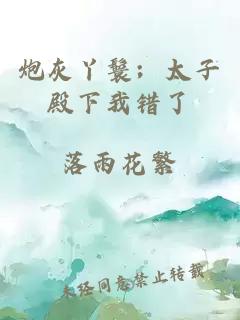 炮灰丫鬟；太子殿下我錯(cuò)了