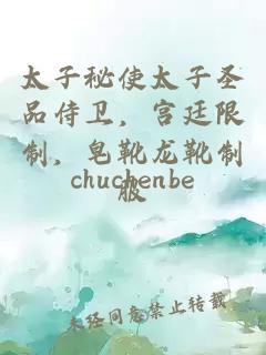 太子秘使太子圣品侍衛(wèi)，宮廷限制，皂靴龍靴制服