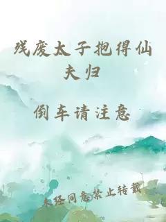 殘廢太子抱得仙夫歸