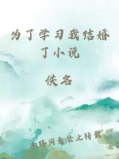 為了學(xué)習(xí)我結(jié)婚了小說