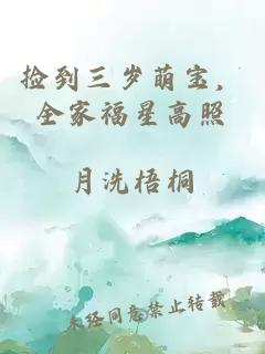 撿到三歲萌寶，全家福星高照