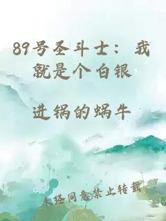 89號圣斗士：我就是個白銀