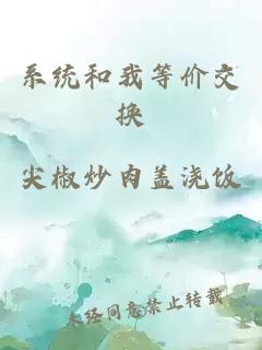 系統(tǒng)和我等價交換
